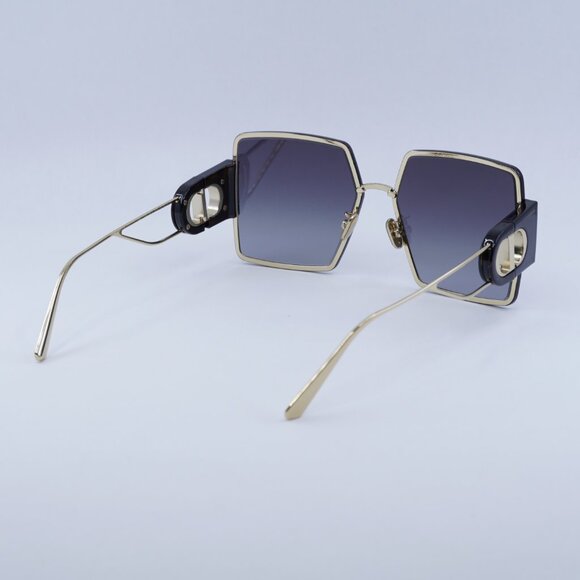 Dior 30MONTAIGNE S4U B4A1 Sunglasses Gold Square Frame, Smoke Lenses main image 9